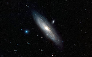 Messier 31, M31, Andrómeduvetrarbrautin