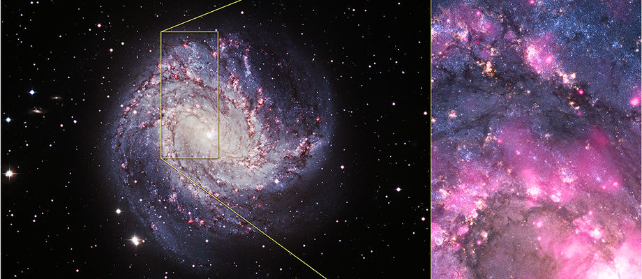 Messier 83, M83, svarthol