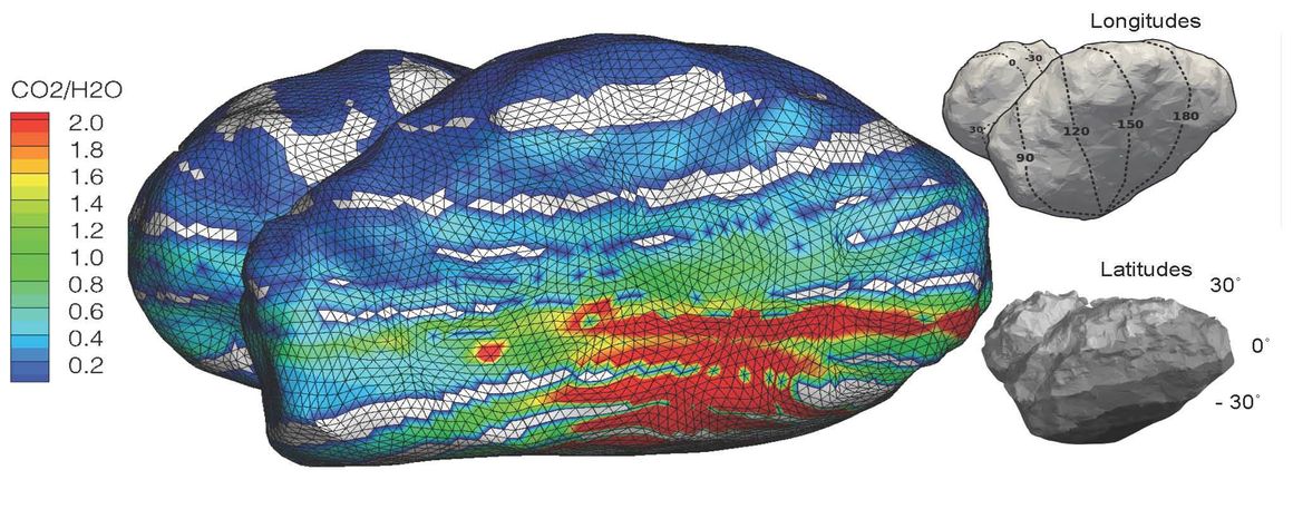 ESA_Rosetta_Rosina_Science Breytingar á hjúpi halastjörnunnar 67P