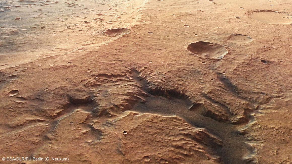 HesperiaPlanum_3d1 Amenthes Planum, Hesperia Planum, Mars, Mars Express.